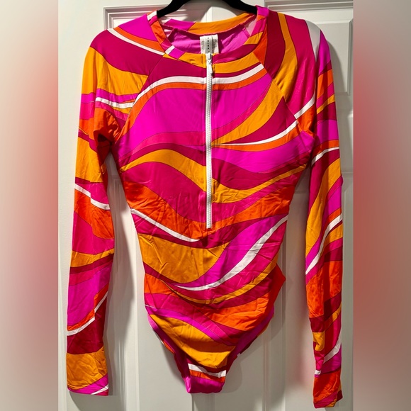 Trina Turk | Swim | Nwt Trina Turk Zip Paddle Suit One Piece Swimsuit